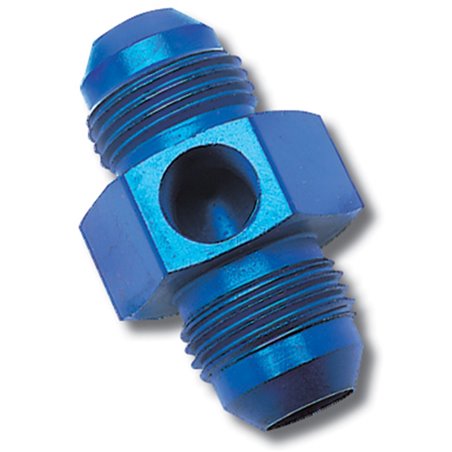 Russell Performance -8 AN Fuel Union Pressure Adapter (Blue)