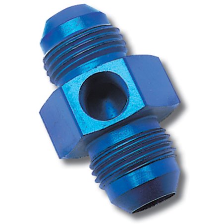 Russell Performance -8 AN Flare to 3/8in Pipe Pressure Adapter (Blue)