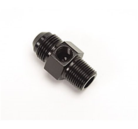 Russell Performance -6 AN Flare to 3/8in Pipe Pressure Adapter (Black)