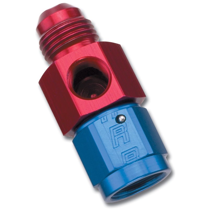 Russell Performance -8 AN Fuel Pressure Take off (Red/Blue)