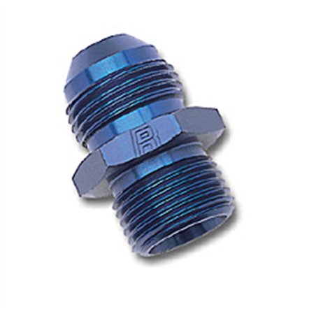 Russell Performance -6 AN Flare to 12mm x 1.5 Metric Thread Adapter (Blue)