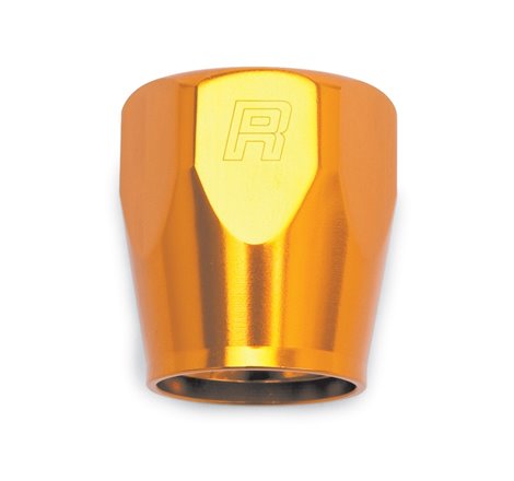 Russell Performance 2-Piece -6 AN Anodized Full Flow Swivel Hose End Sockets (Qty 2) - Orange