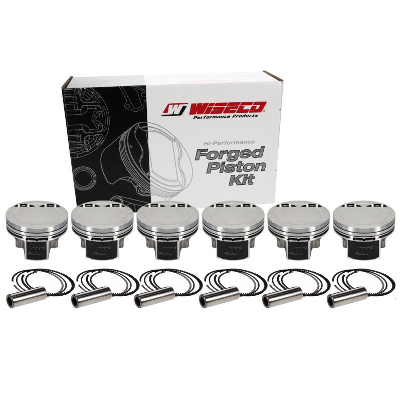 Wiseco Nissan VR38DETT 3.8L 95.58mm Bore 1.232inch CH -6.3 Dome Dish 9.5:1 Stroker Max HD Piston Kit