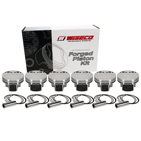 Wiseco Nissan VR38DETT 3.8L 95.58mm Bore 1.232inch CH -6.3 Dome Dish 9.5:1 Stroker Max HD Piston Kit