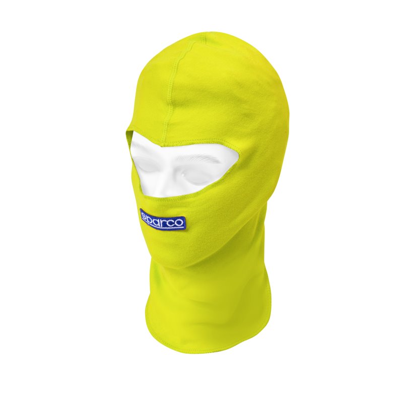 Sparco Head Hood 100 Percent Cotton Yellow Fluo