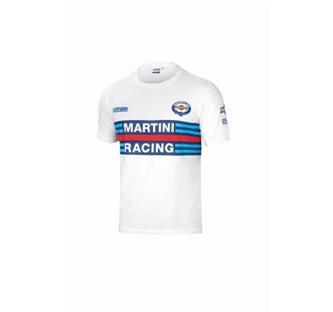 Sparco T-Shirt Martini-Racing Small White