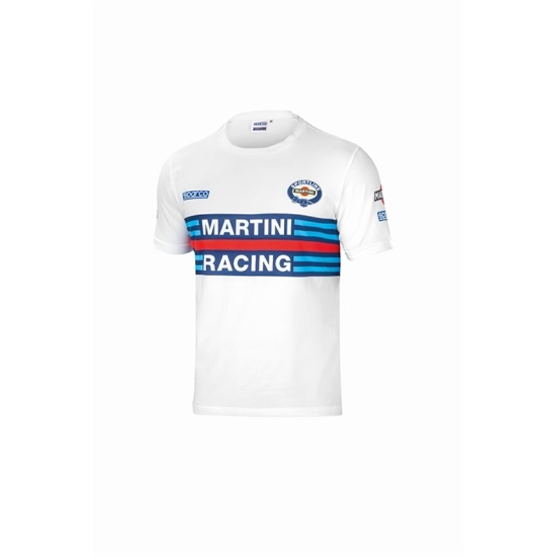 Sparco T-Shirt Martini-Racing Small White