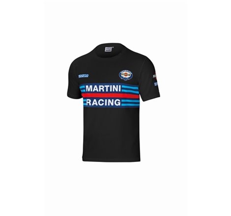 Sparco T-Shirt Martini-Racing Small Black