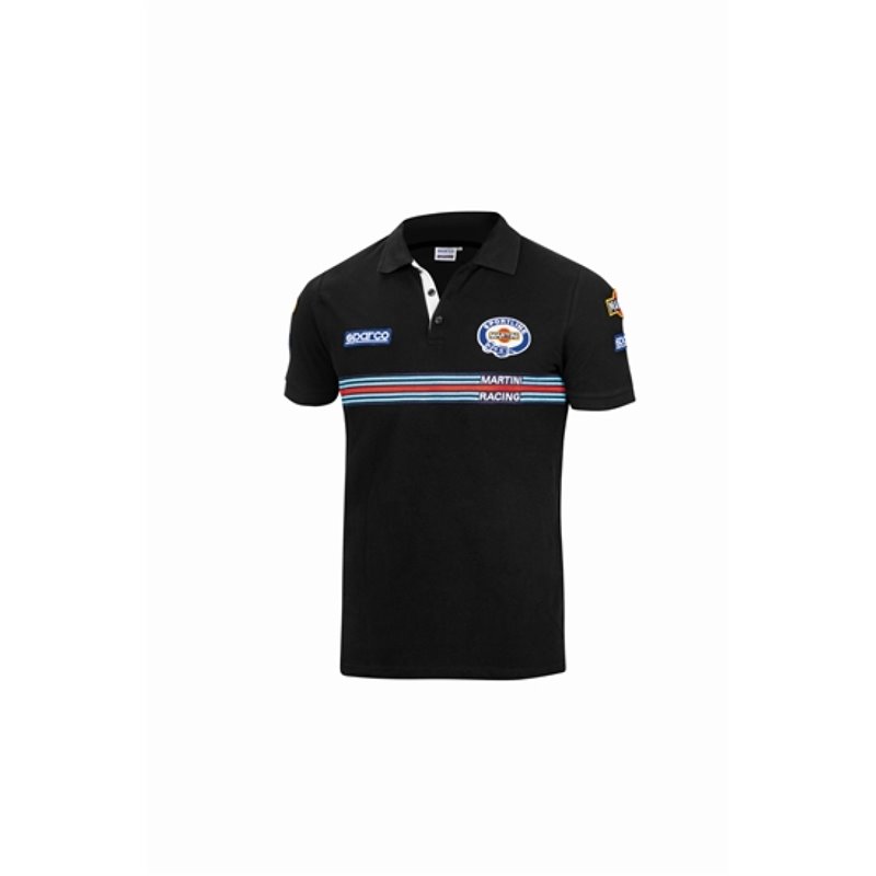 Sparco Polo Replica Martini-Racing Small Black