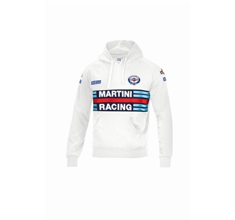 Sparco Hoodie Martini-Racing XS White