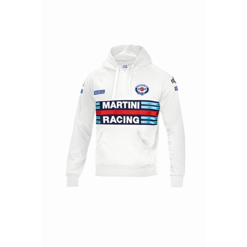 Sparco Hoodie Martini-Racing XS White