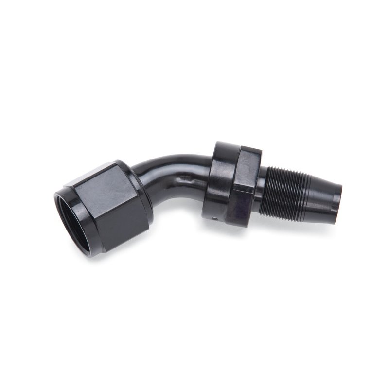 Russell Performance -6 AN 45 Degree Hose End Without Socket - Polished and Black