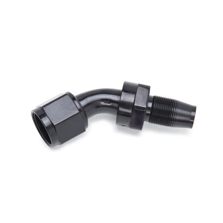 Russell Performance -6 AN 45 Degree Hose End Without Socket - Polished and Black