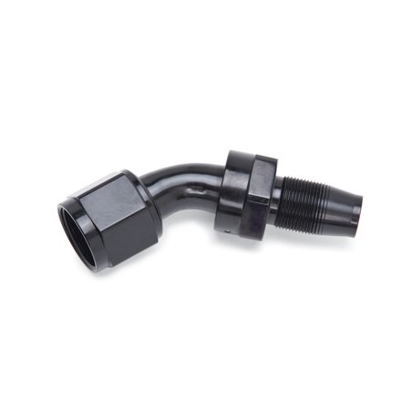 Russell Performance -8 AN 45 Degree Hose End Without Socket - Polished and Black