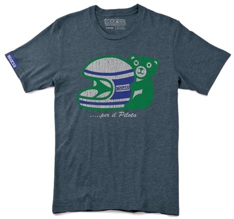 Sparco T-Shirt Pilota Indigo - Small