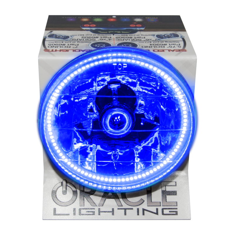 Oracle 5.75 Sealed Beam Powered Display - Blue