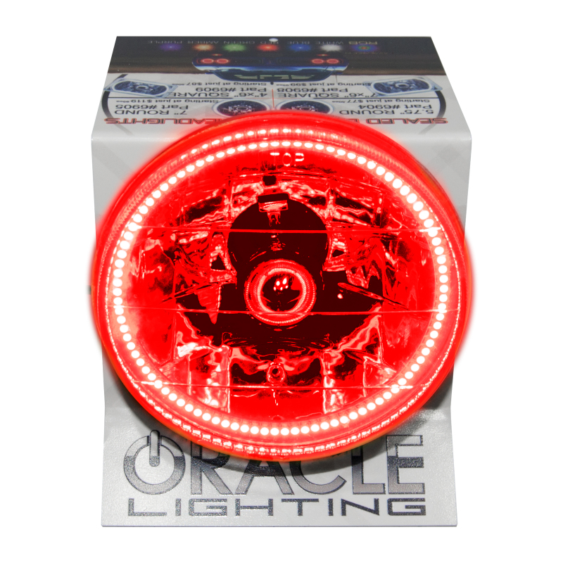 Oracle 5.75 Sealed Beam Powered Display - Red