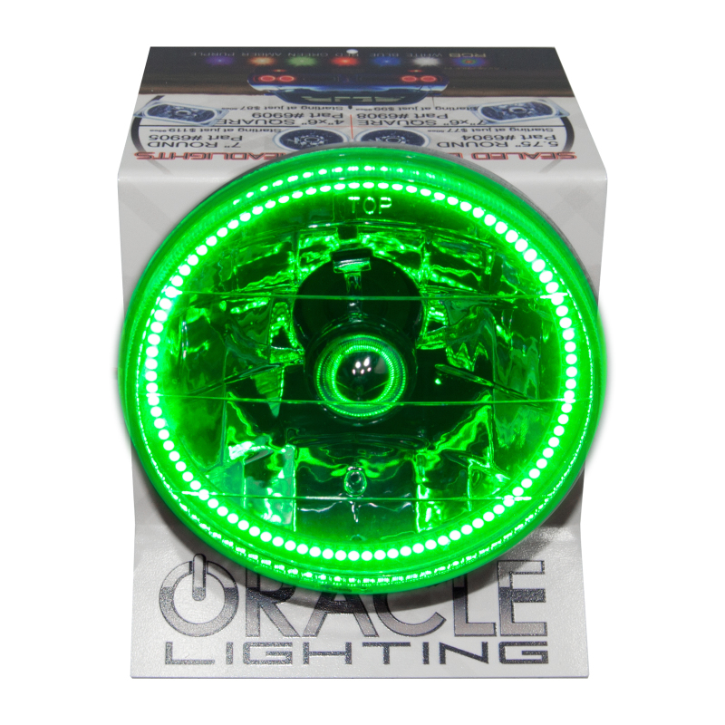 Oracle 5.75 Sealed Beam Powered Display - Green