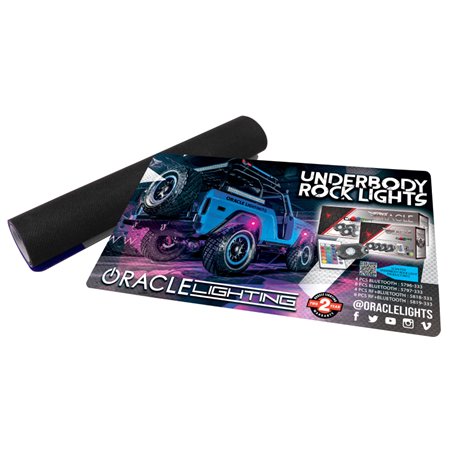 Oracle Neoprene Counter Mat 24in x 14in - Rock Light Design