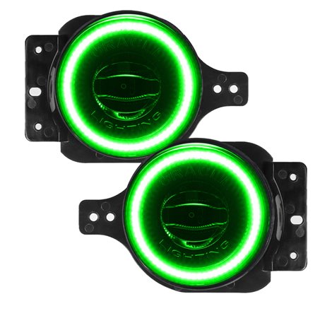 Oracle Jeep Wrangler JL/Gladiator JT Sport High Performance W LED Fog Lights - Green