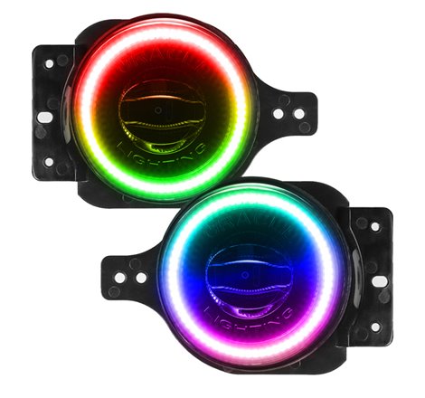 Oracle Jeep Wrangler JL/JT Sport High Performance W LED Fog Lights - ColorSHIFT w/o Controller