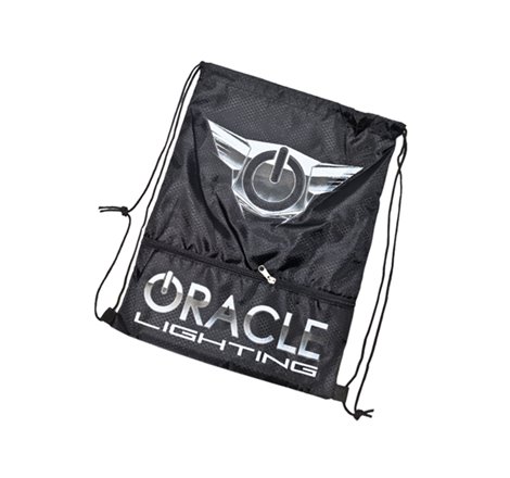 Oracle Draw String Bag - Black/Silver