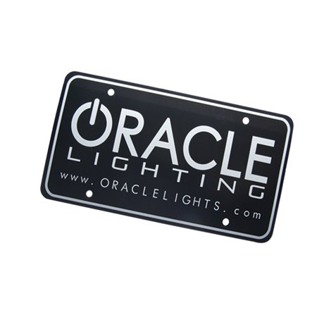 Oracle License Plate - Black