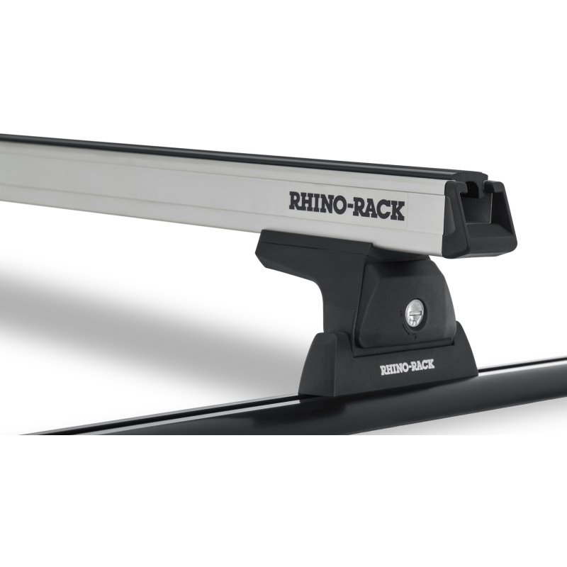 Rhino-Rack Heavy Duty 59in 2 Bar Roof Rack w/Tracks - Silver