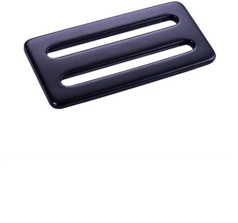 RaceQuip 3 In. Wide 3 Bar Slide Seat Belt Adjuster & Mounting Hardware / Forged Steel - Black