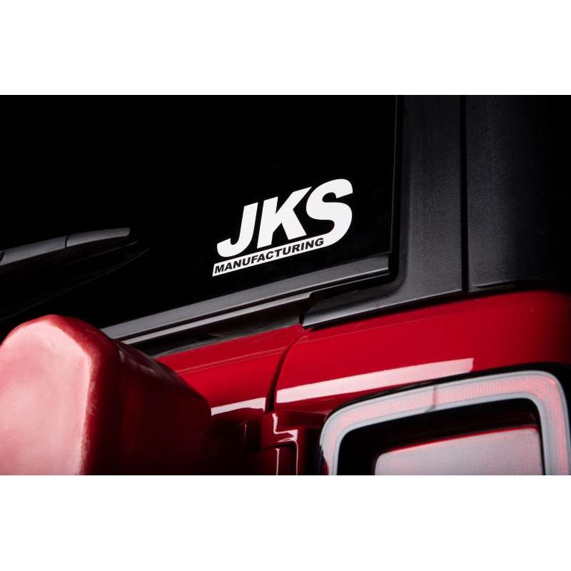 JKS Manufacturing 2.5x5 Diecut Decal - White