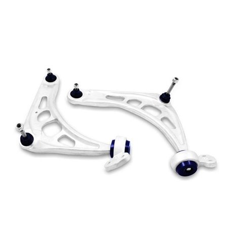 SuperPro 2000 BMW 323Ci Base Front Alloy Lower Control Arm Set (+Caster)