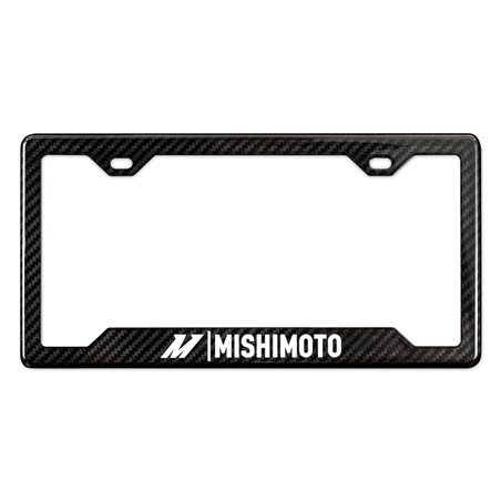 Mishimoto Carbon Fiber License Plate Frame - Gloss