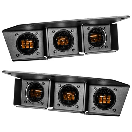 Oracle High 21-22 Ford Bronco Triple LED Fog Light kit for Steel Bumper