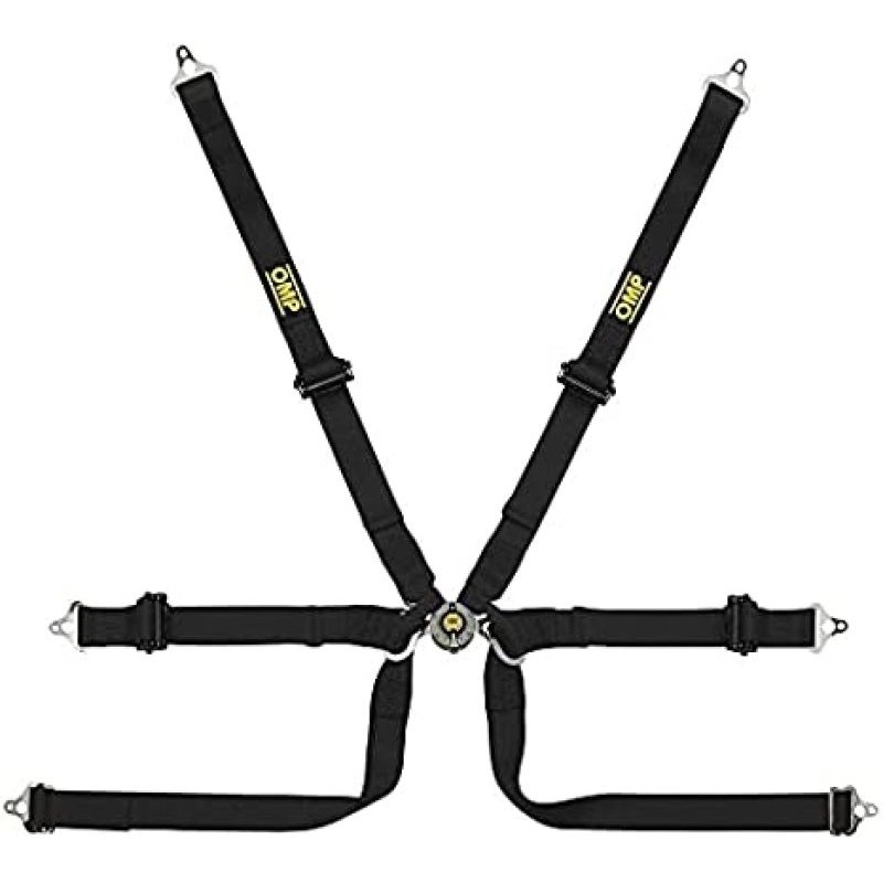 OMP Safety Harness Tecnica 2In Prot Black Pull Up - (Fia 8853-2016)