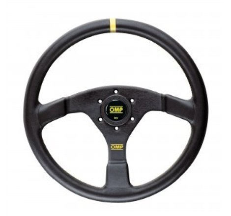 OMP Velocita Flat Steering Wheel 350mm - - Small Suede (Black)