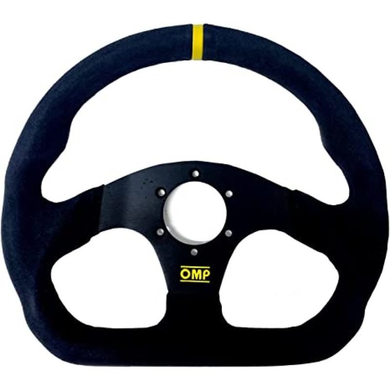 OMP Superquadro Steering Wheel - Small Spokes - Suede (Black)