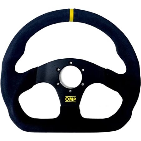 OMP Superquadro Steering Wheel - Small Spokes - Suede (Black)