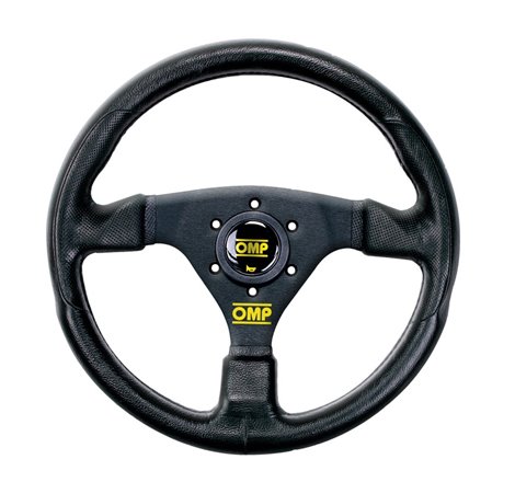 OMP GP Racing Steering Wheel - Black/Black