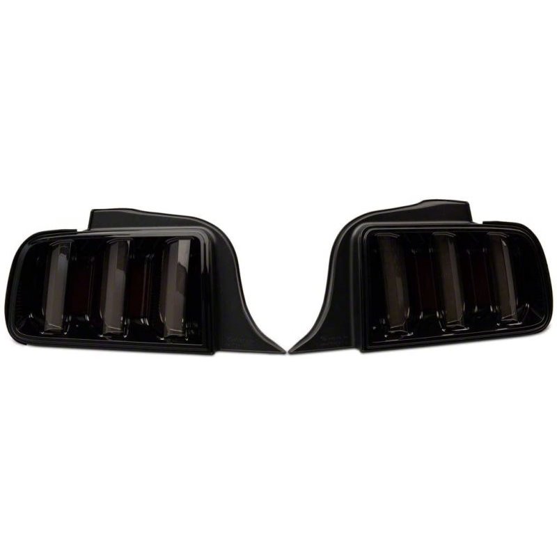 Raxiom 05-09 Ford Mustang Vector V2 LED Tail Lights- Black Housing (Smoked Lens)