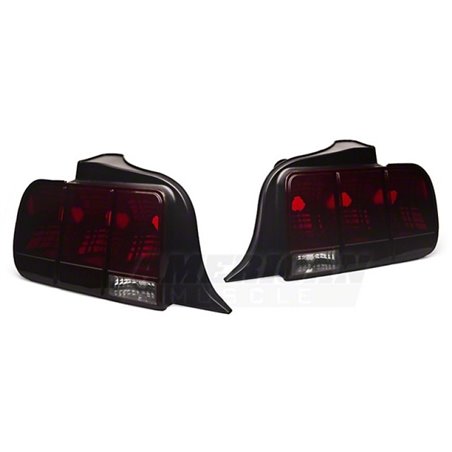 Raxiom 05-09 Ford Mustang Tail Lights- Black Housing (Smoked Lens)