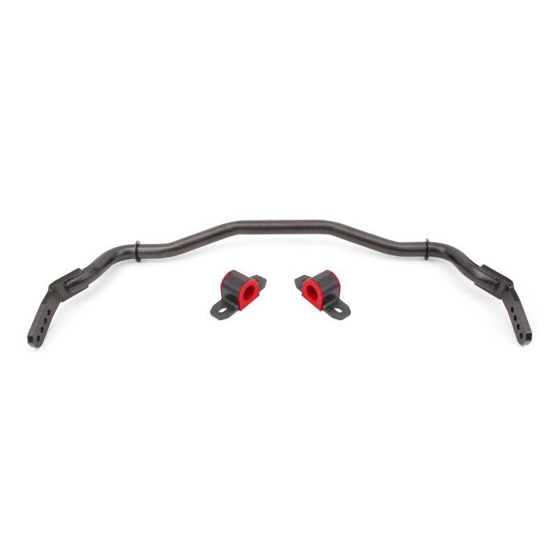 BMR 15-22 S550 Mustang Sway Bar Kit Front Hollow 38mm 3-Hole Adjustable Black Hammertone