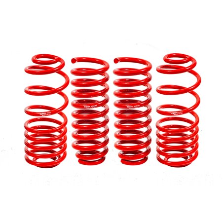 BMR 02-09 Trailblazer Lower Springs Set of 4 2in-3in Drop Red