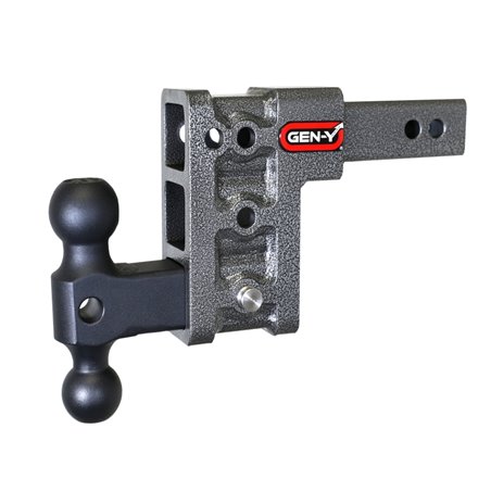 Gen-Y Mega Duty 2in Shank 5in Drop 1500lb TW 10K Hitch w/GH-031 Dual-Ball