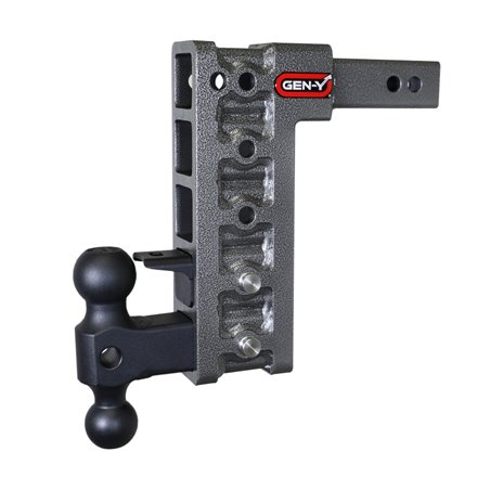 Gen-Y Mega Duty 2in Shank 10in Drop 1500lb TW 10K Hitch w/GH-031 Dual-Ball/GH-032 Pintle Lock