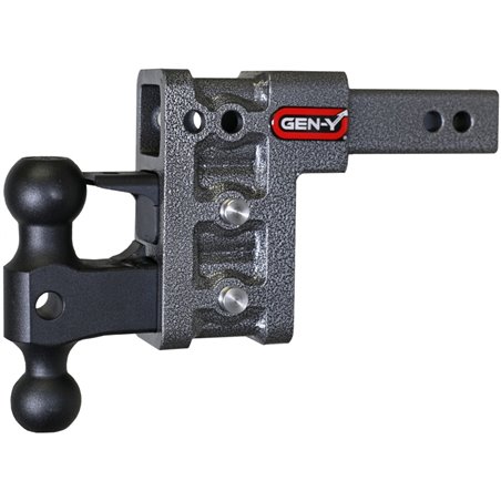 Gen-Y Mega Duty 2in Shank 5in Drop 2K TW 16K Hitch w/GH-051 Dual-Ball/GH-032 Pintle Lock