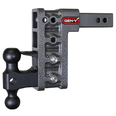 Gen-Y Mega Duty 2in Shank 7.5in Drop 2K TW 16K Hitch w/GH-051 Dual-Ball/GH-032 Pintle Lock