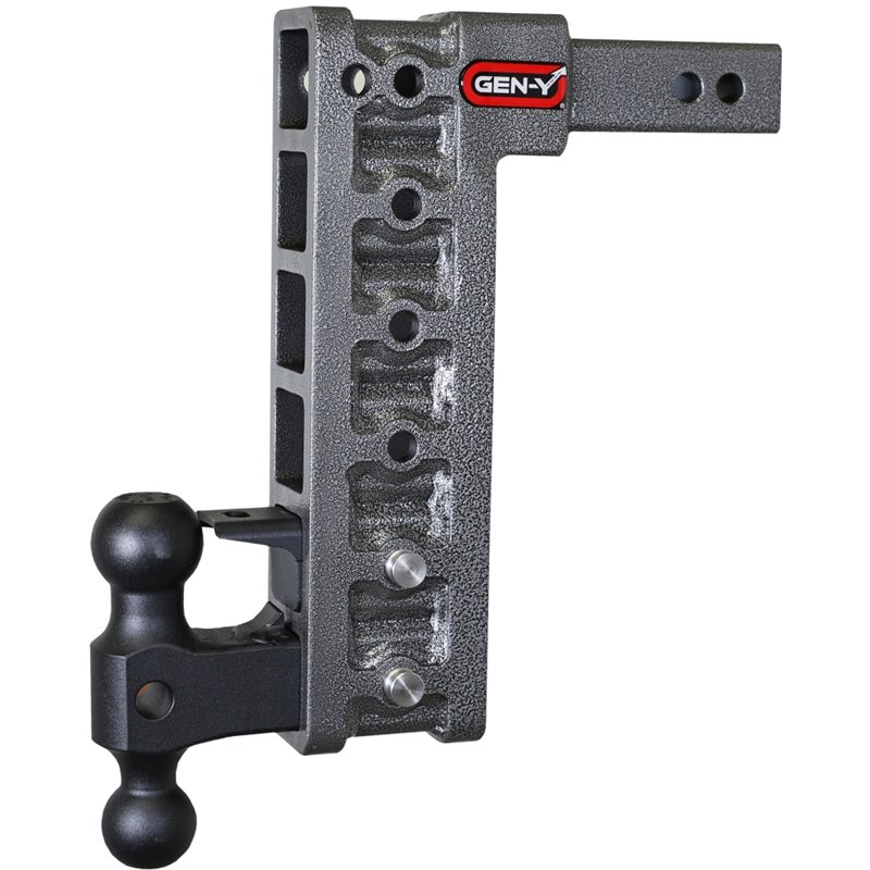 Gen-Y Mega Duty 2in Shank 12.5in Drop 16K Hitch w/Dual-Ball/Pintle Lock