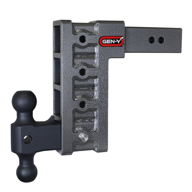 Gen-Y Mega Duty 2.5in Shank 9in Drop 3K TW 21K Hitch w/GH-061 Dual-Ball