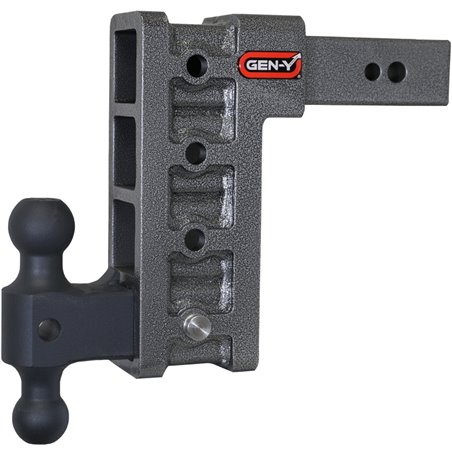 Gen-Y Mega Duty 2.5in Shank 9in Drop 3500lb TW 32K Hitch w/GH-0161 Dual-Ball