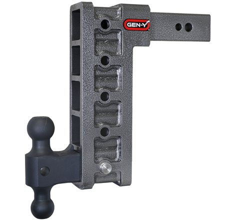 Gen-Y Mega Duty 2.5in Shank 12in Drop 3500lb TW 32K Hitch w/GH-0161 Dual-Ball